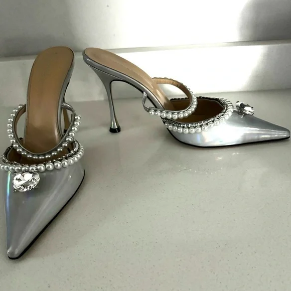 Mach & Mach
Diamond of Elizabeth Leather Mules - Picture 8 of 8